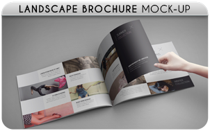 Landscape Brochure Mock-Up - 3