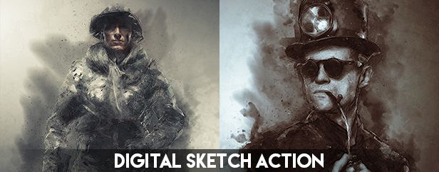 Vector Sketch Photoshop Action - 16