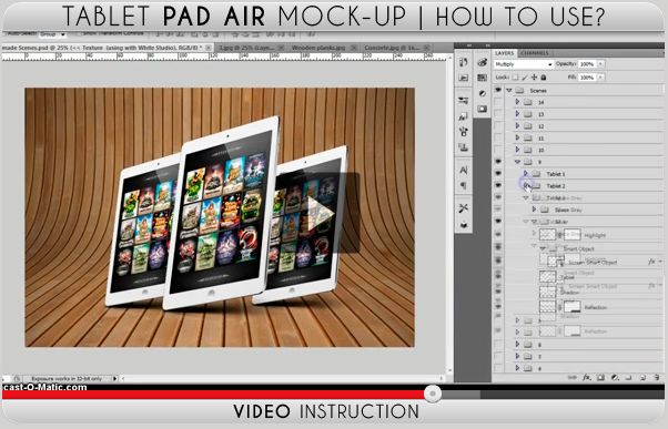 Tablet Pad Air Mock-Up - 1
