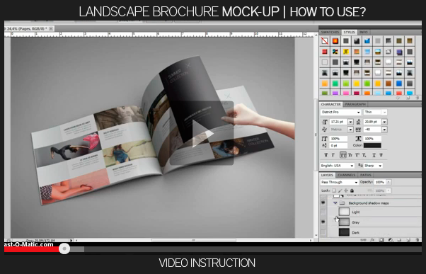 Landscape Brochure Mock-Up - 1