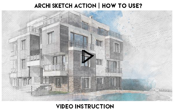 Archi Sketch Photoshop Action - 1