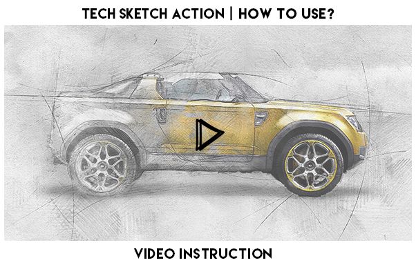 Tech Sketch Photoshop Action - 1