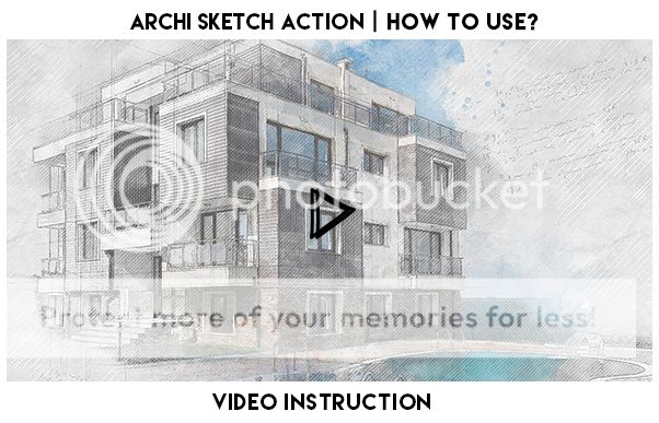 Archi Sketch Photoshop Action - 1