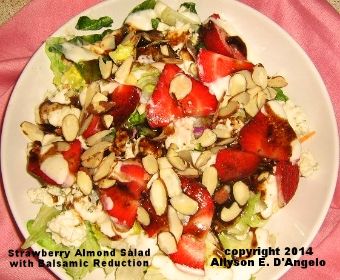 strawberryalmondsalad