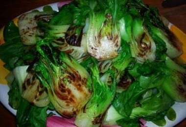 gegrillter Bokchoy