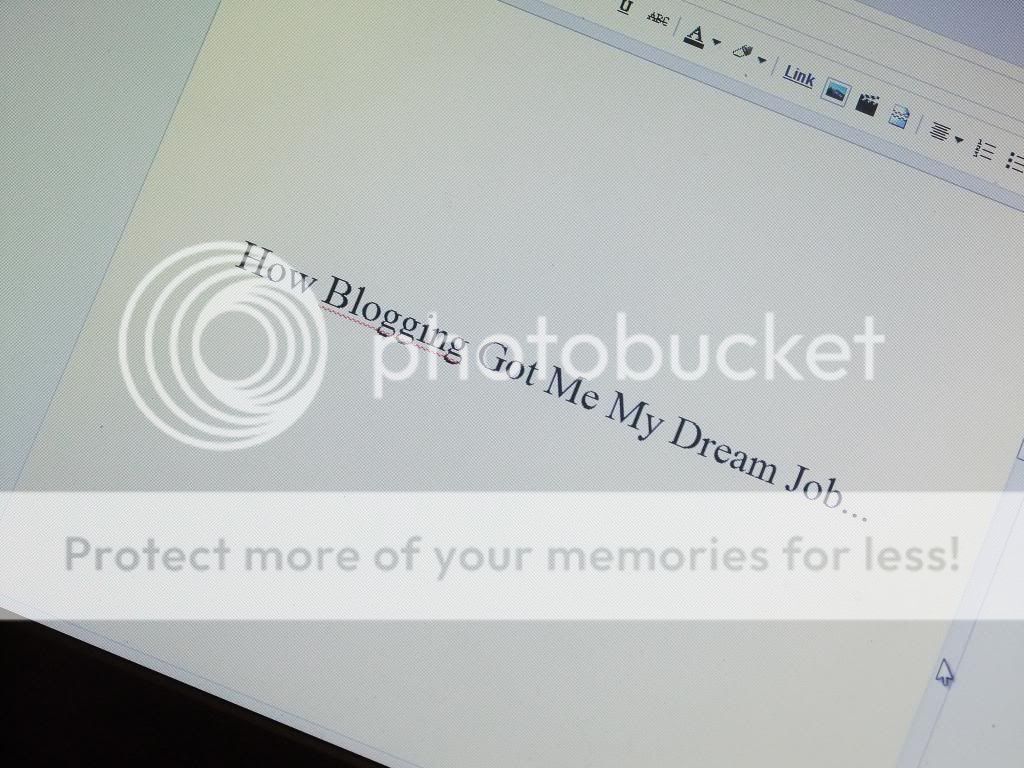 How Blogging Got Me My Dream Job