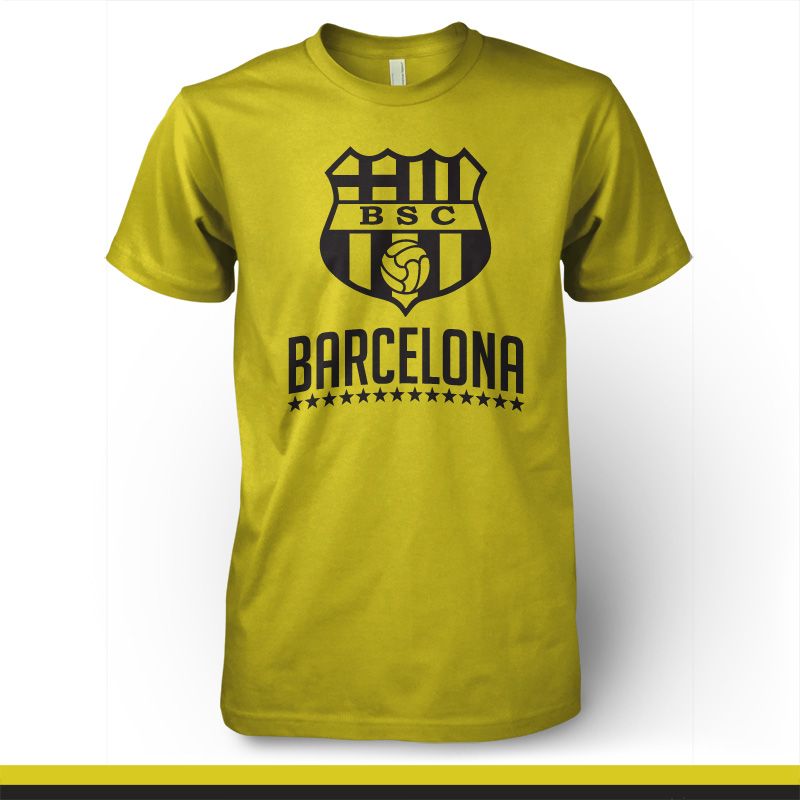 Barcelona Sporting Club Guayaquil Ecuador Futbol Soccer T Shirt ...