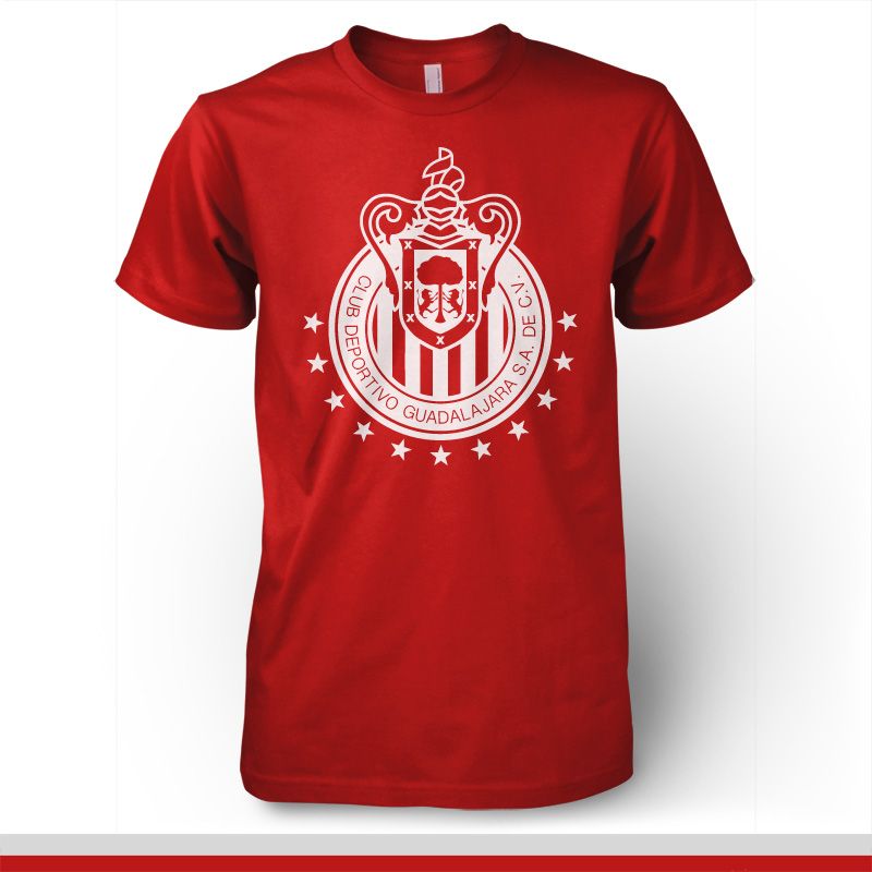 Chivas Rayadas Guadalajara Mexico Soccer FMF Soccer T Shirt Camiseta ...