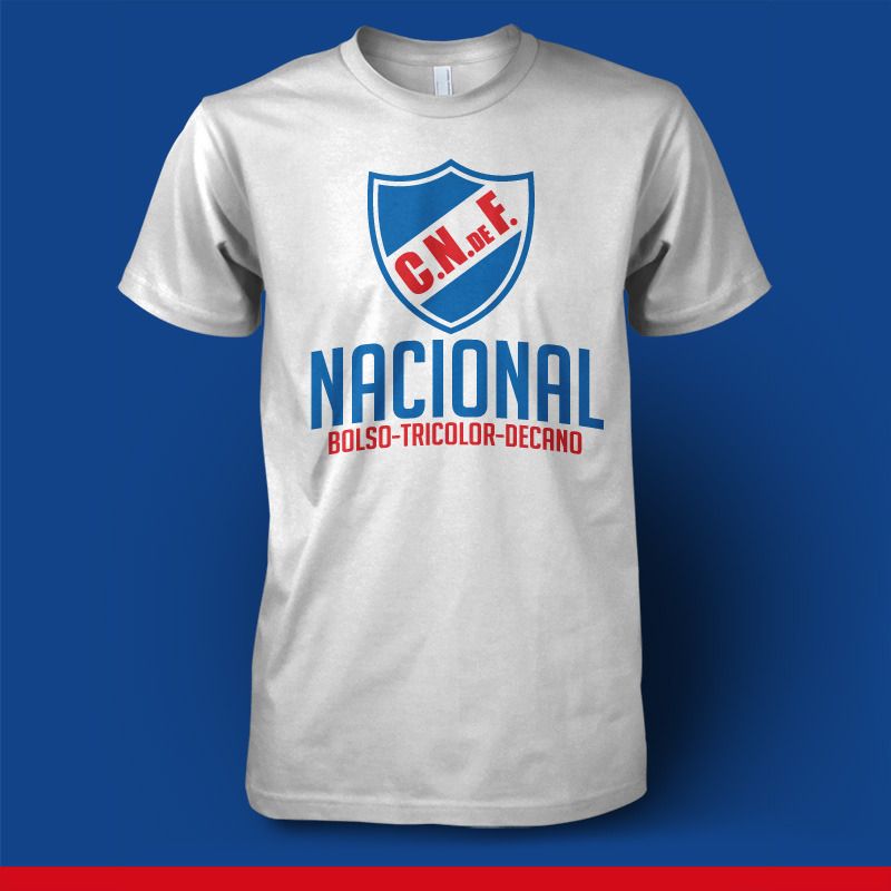 Club Nacional de Uruguay Futbol Football Soccer T Shirt Camiseta Remera ...